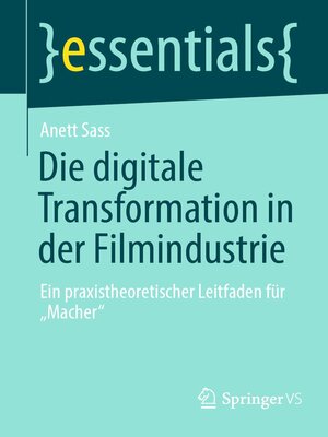 cover image of Die digitale Transformation in der Filmindustrie